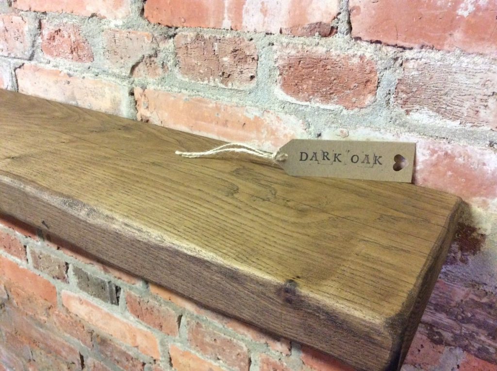 Solid Oak Floating Chunky Shelf 8″ X 2″ – Little Love Farm